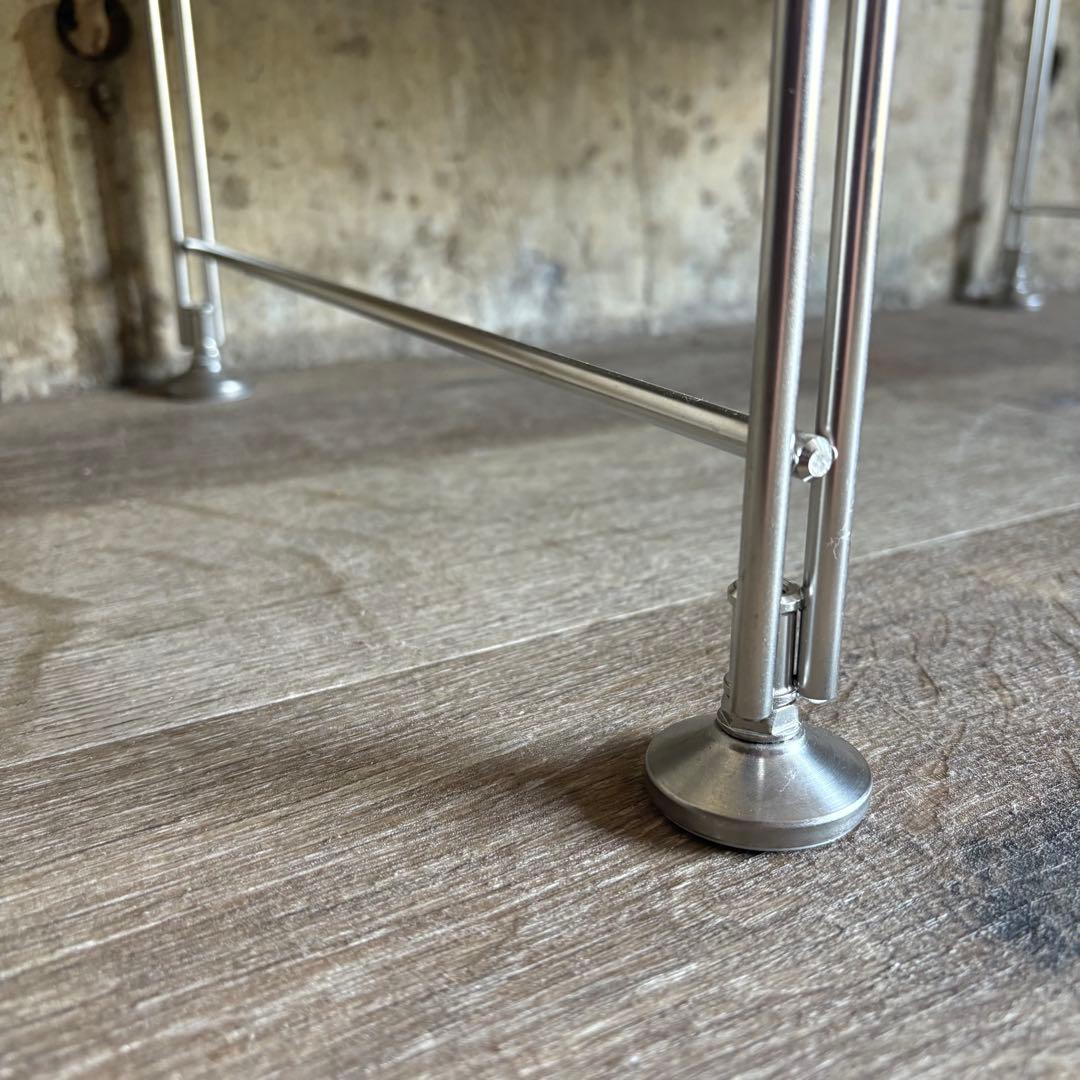 MUJI 無印良品　ステンレス　ユニットシェルフ　小