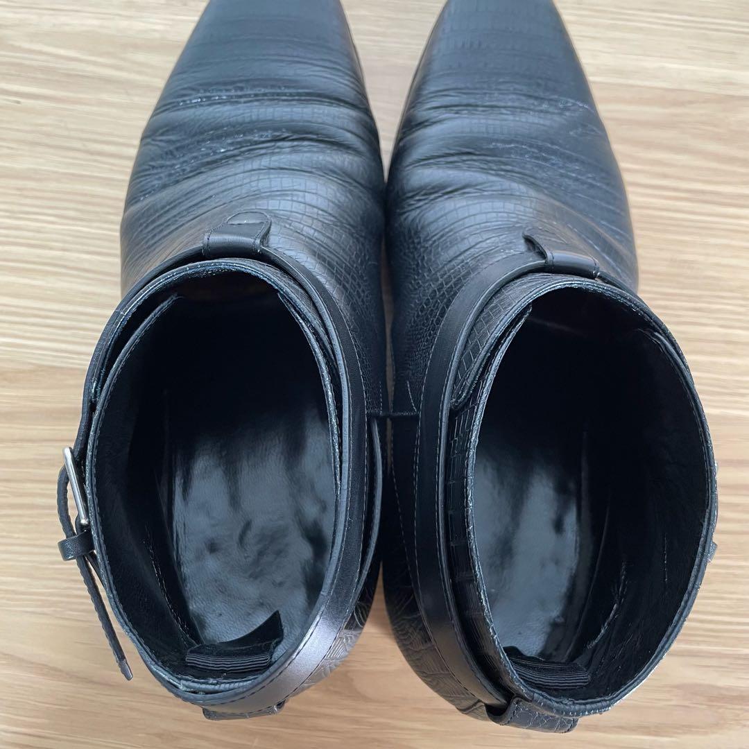 サンローランパリ　レザージョッパーブーツ ショートブーツ ブラック　41