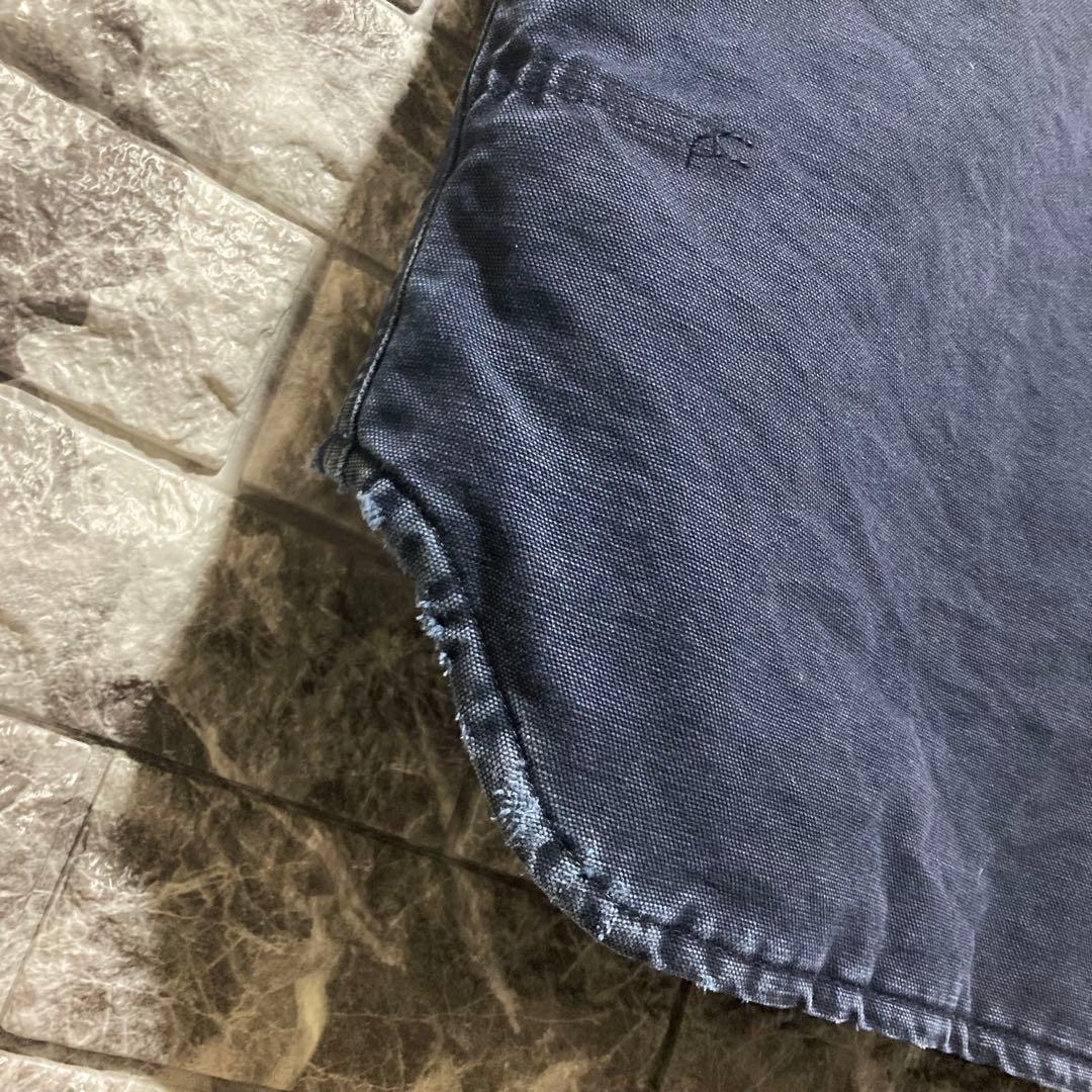 CARHARTT ダックベスト 紺 XL フェード カーハート USA製 腰ゴム