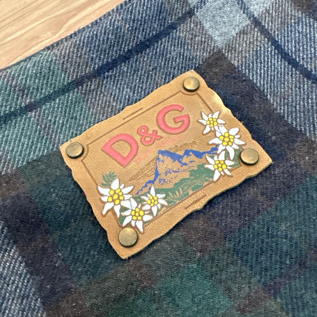 D&G チェック柄 ベスト