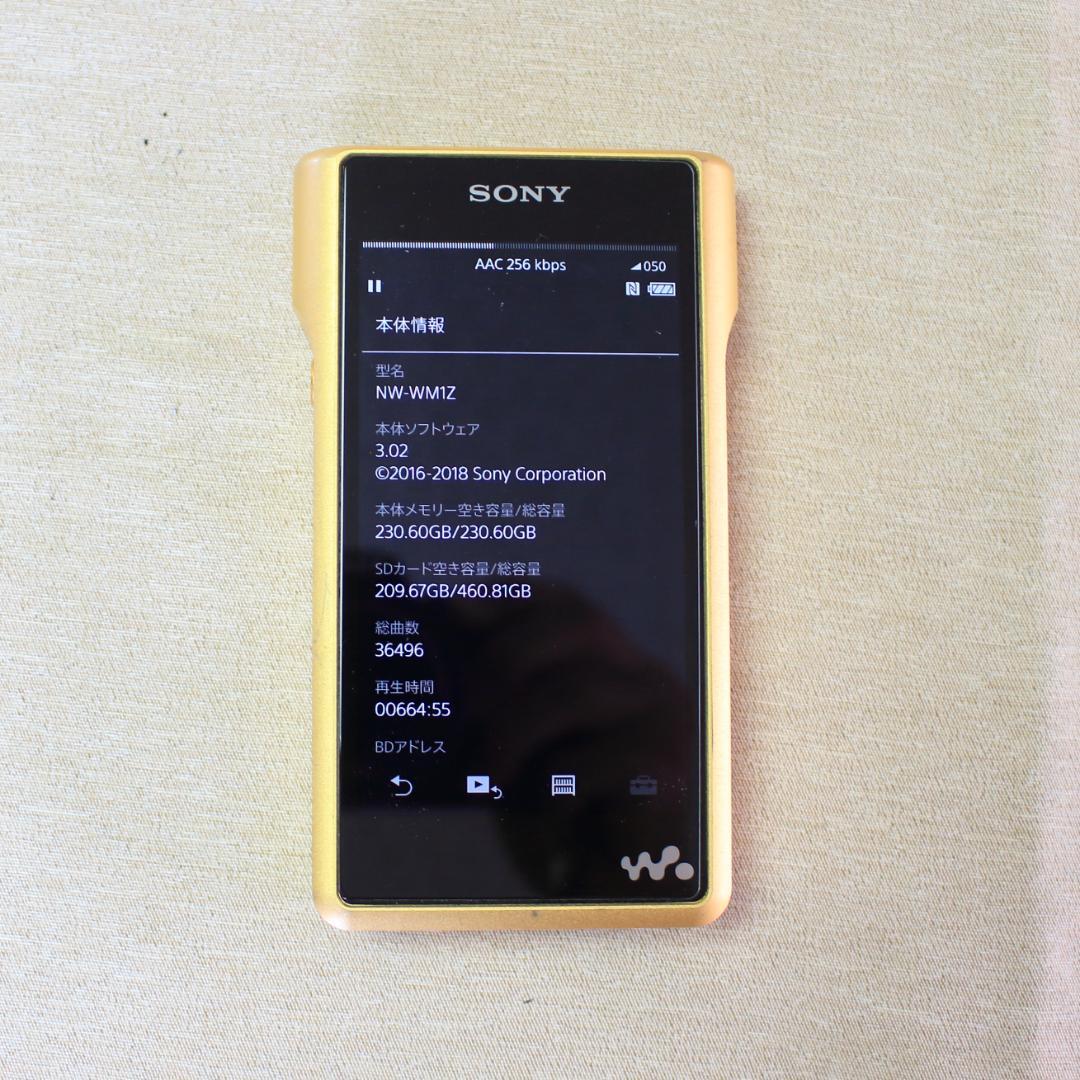 SONY NW-WM1Z ゴールド ウォークマン