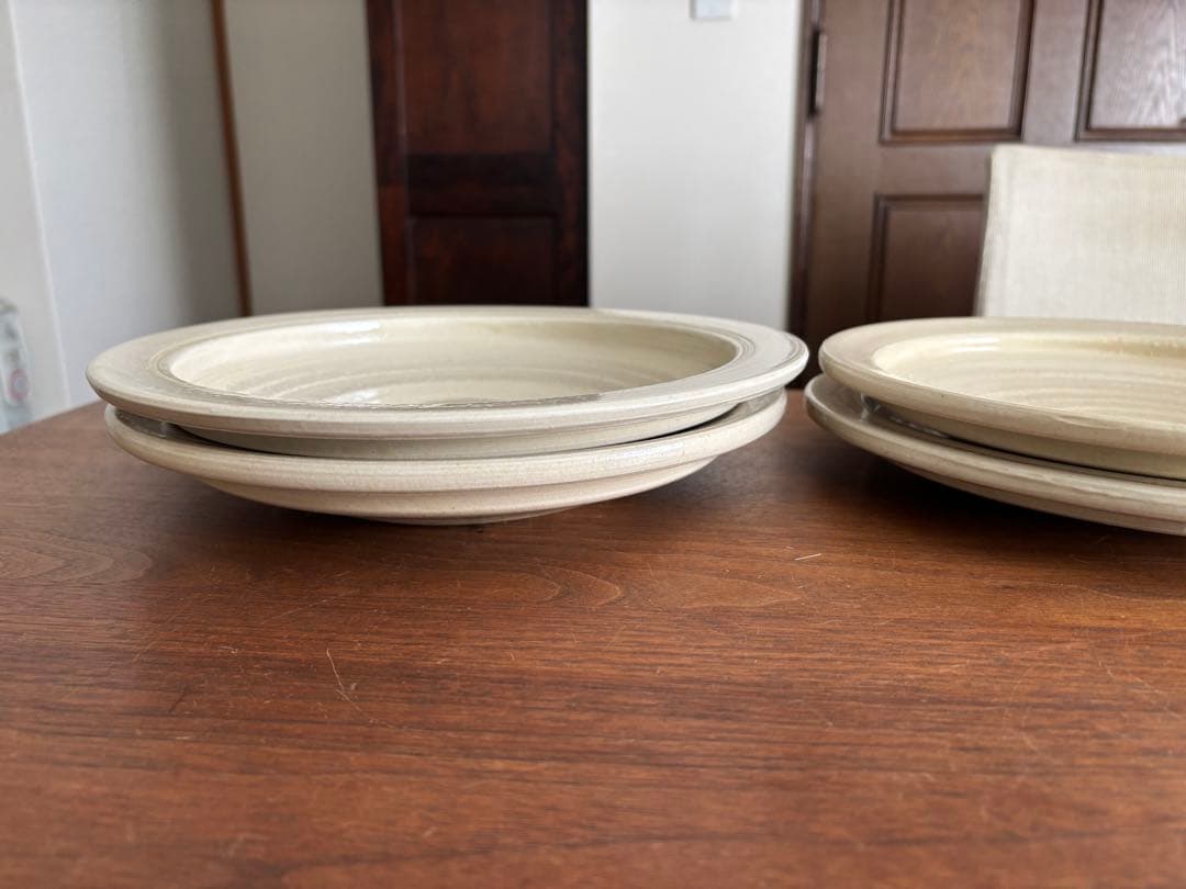市川孝　リム大皿　4枚セット