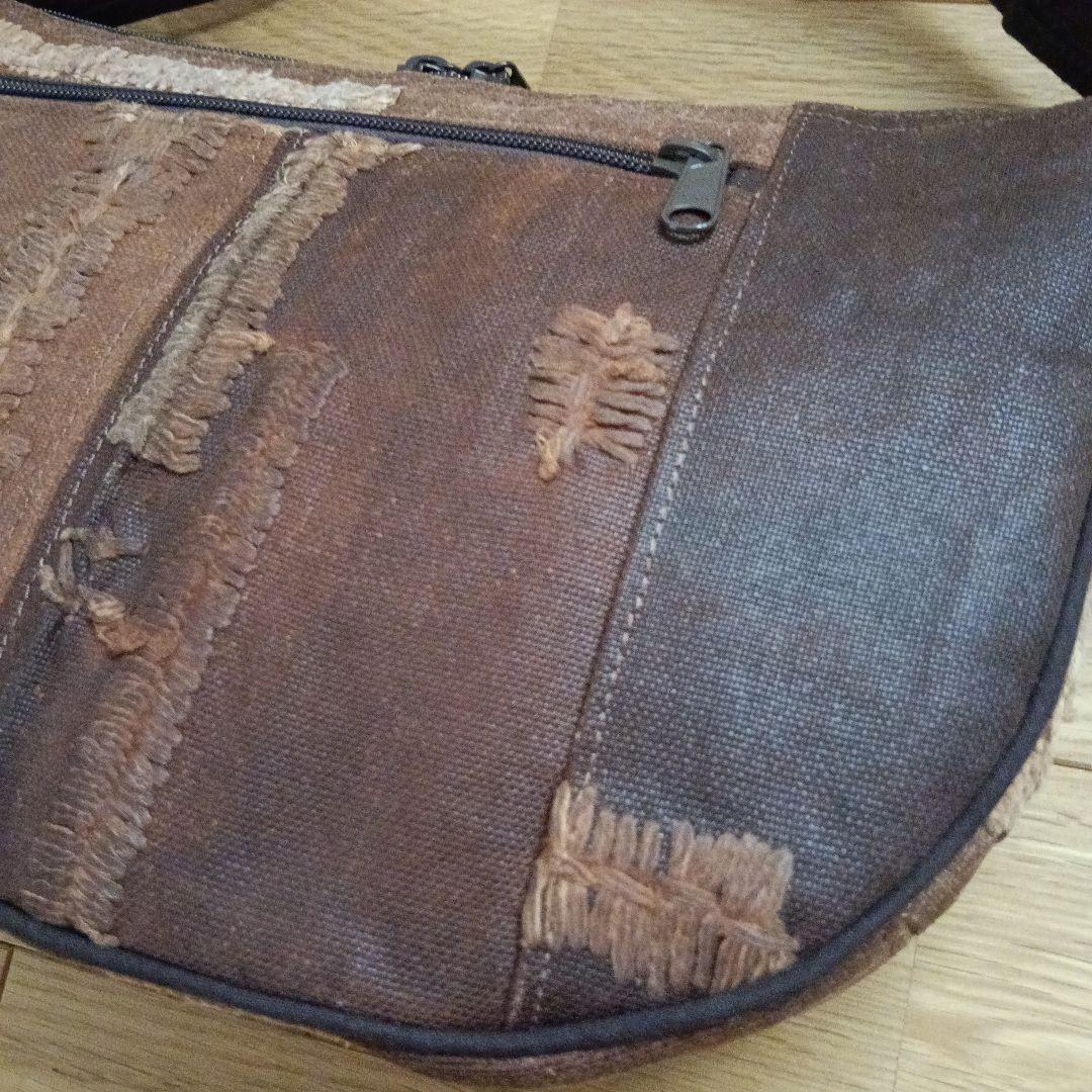 古布酒袋　ショルダーバッグ　1点物　ハンドメイド　時代物