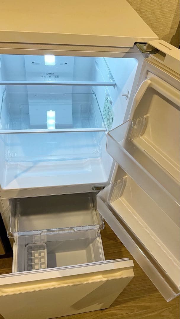 Panasonic 156L 2ドア冷蔵庫 NR-B16C1-W