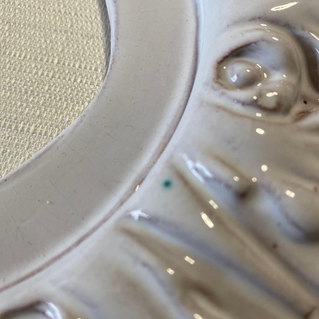 Blanc様　ヴィンテージ天井照明装飾ハンドメイドシーリングメダリオン　白