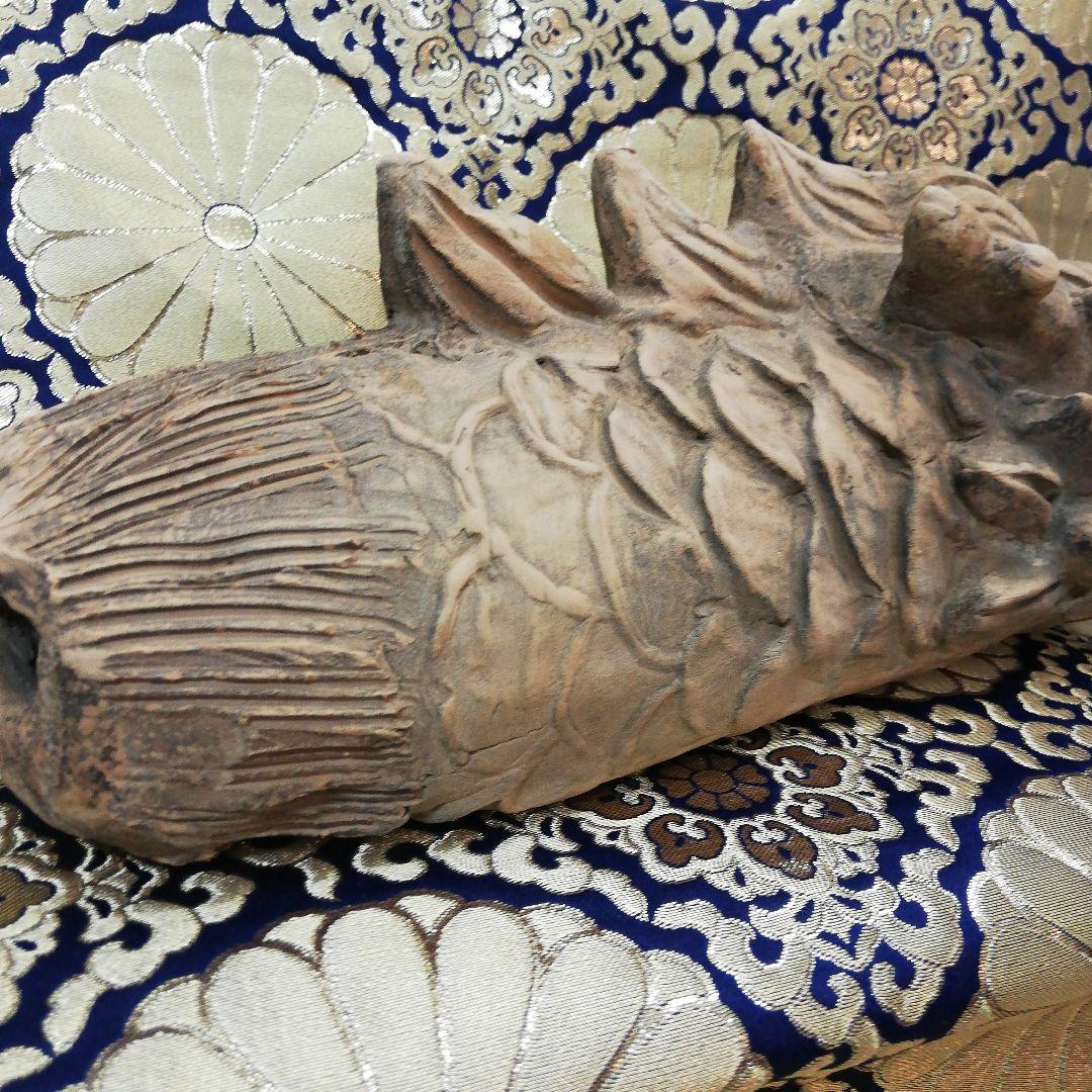 江戸時代極稀少レア博物館級超絶技巧古寺仏教美術龍之口手練陶器時代物コレクション