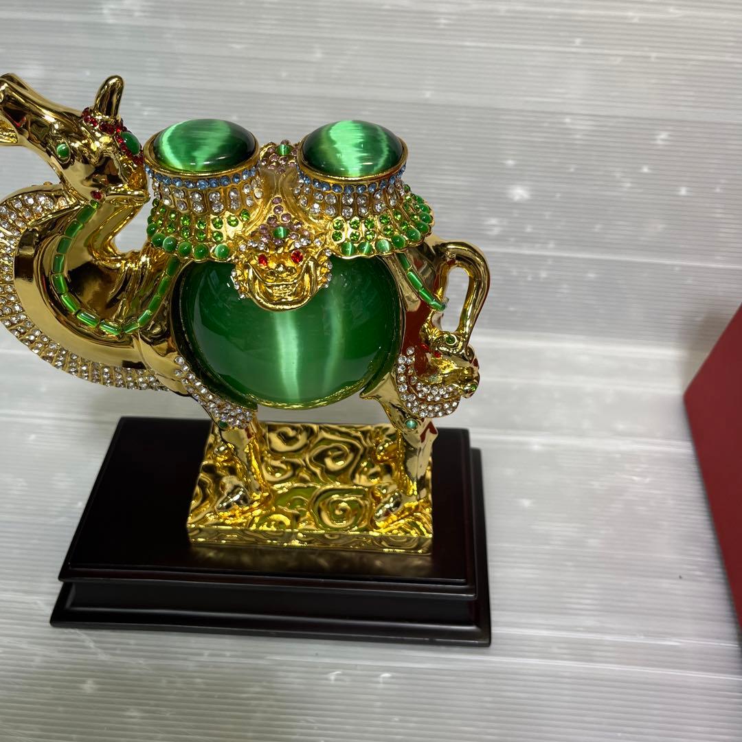 置物　龍金駱駝　ラクダ