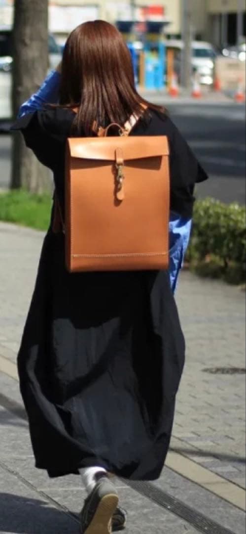 HERZ レザーリュック　ブラウン