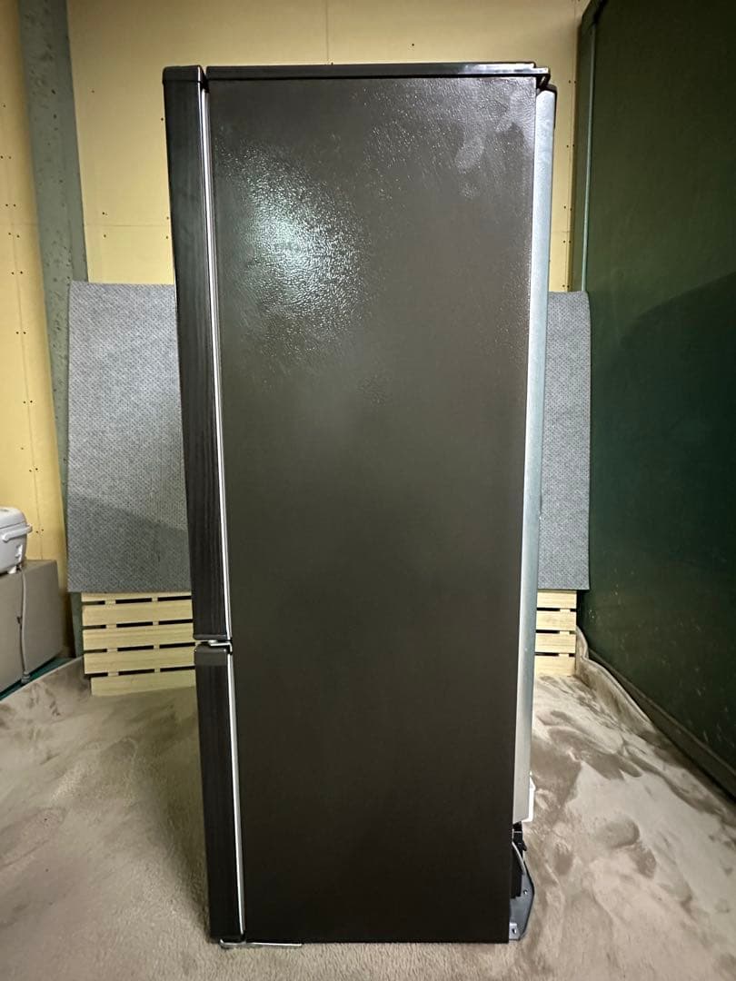 ブラック 2ドア 冷蔵庫 上下二段式