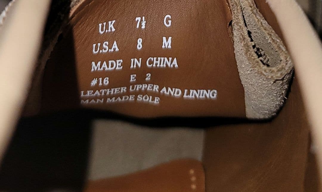 未使用タグ付きクラークスレッドランドClarksワラビースエード8M26.0CM