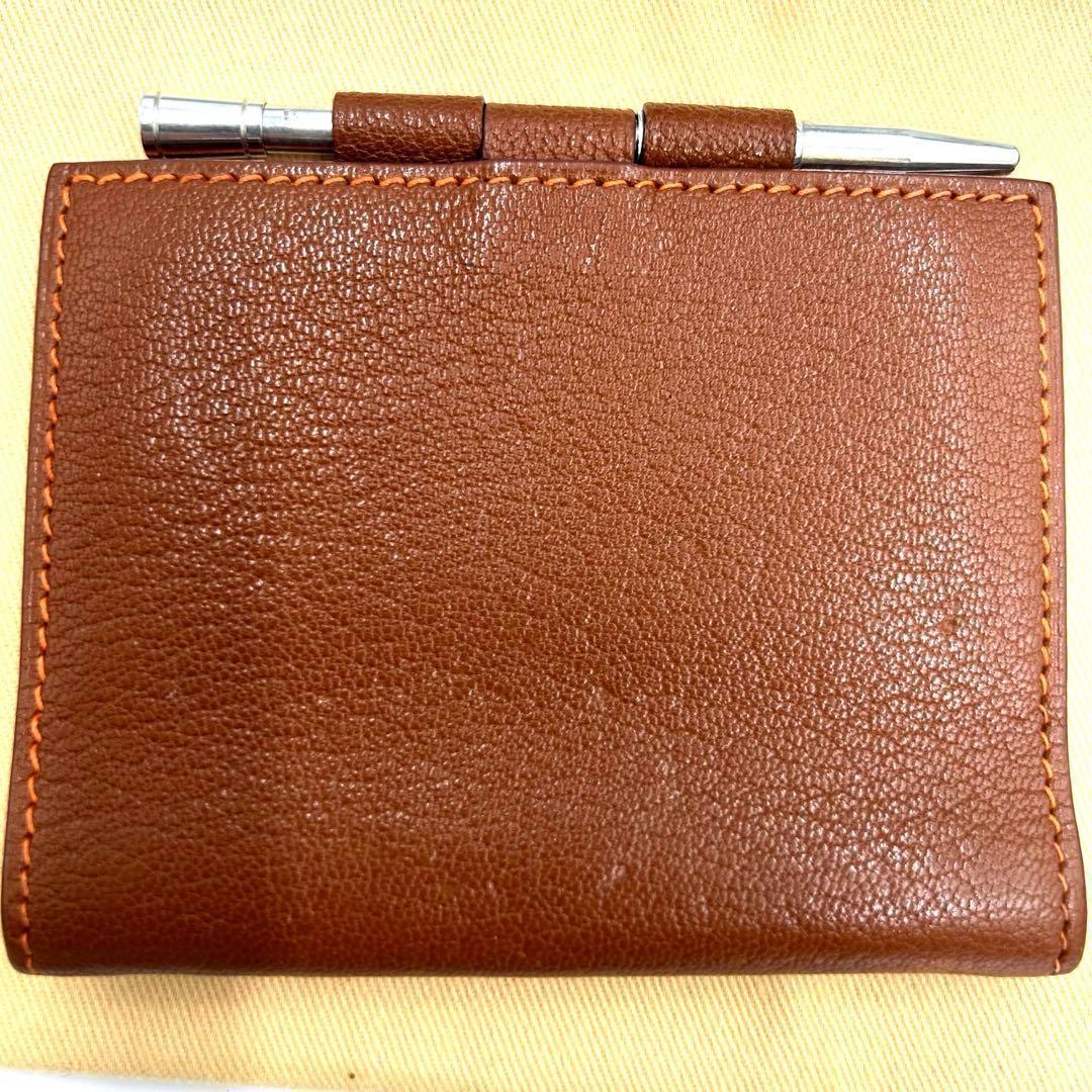 エルメス　アジェンダPM 手帳カバー　美品　名刺入　銀製ペン付き　◽︎G刻印