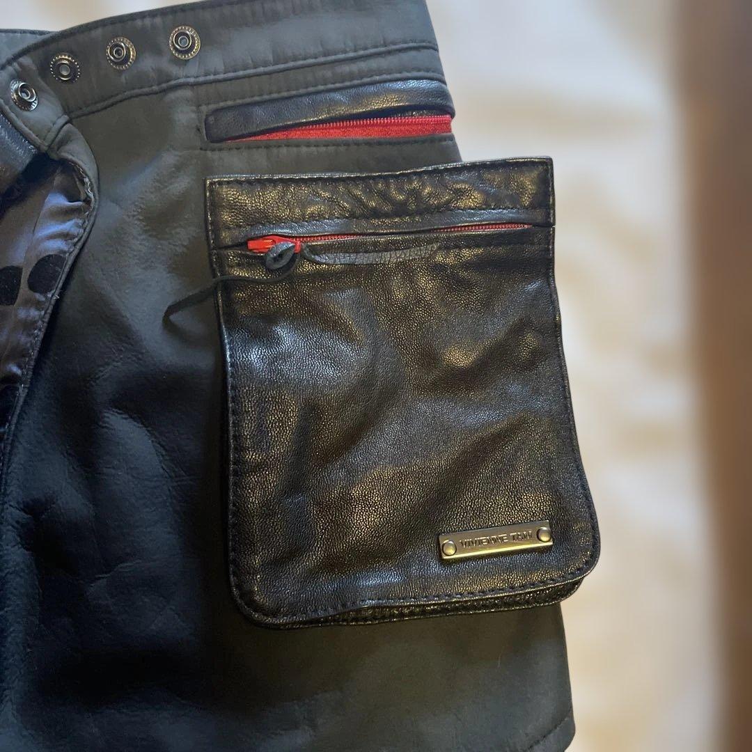 ヴィヴィアンタム羊革 ラップスカートウエストポーチ