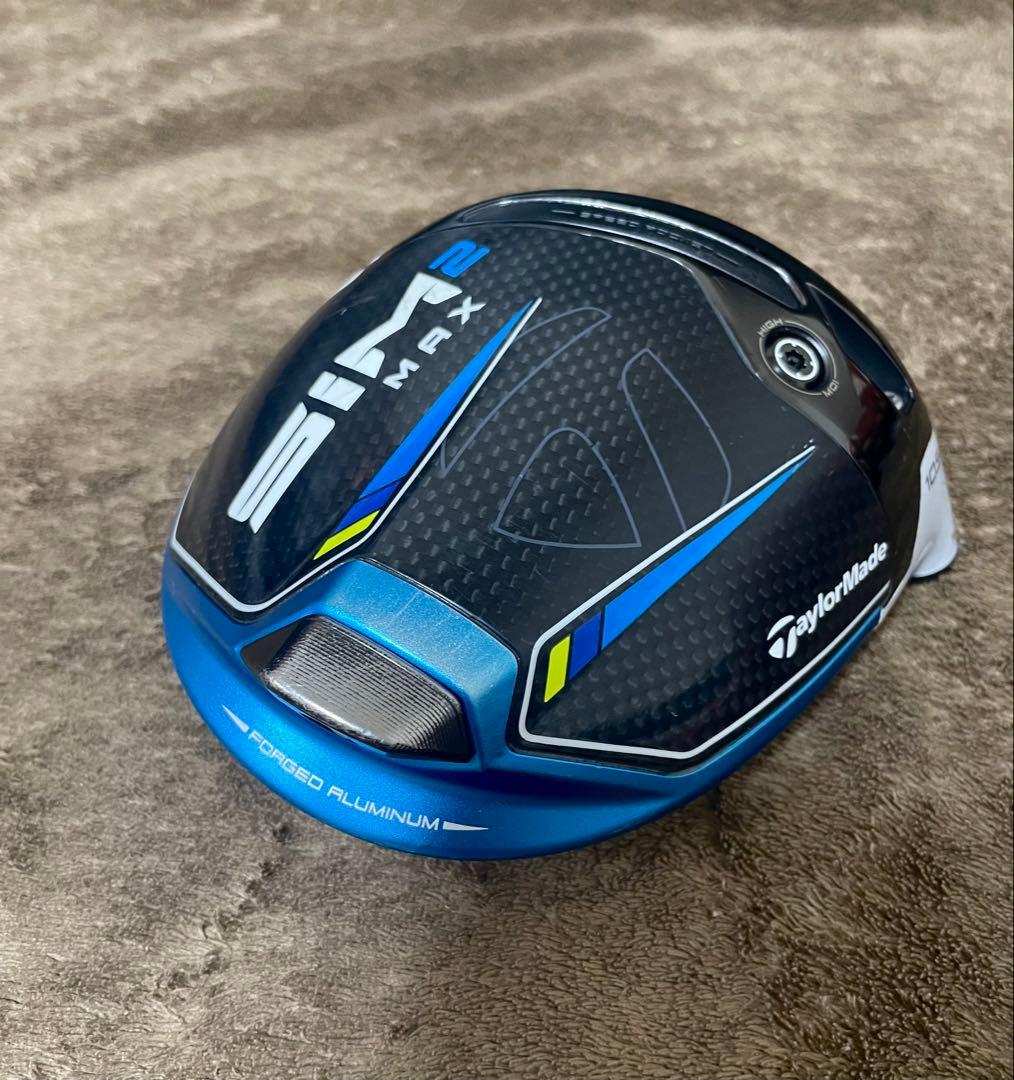【良品】TaylorMade SIM2 MAX ドライバー 10.5度