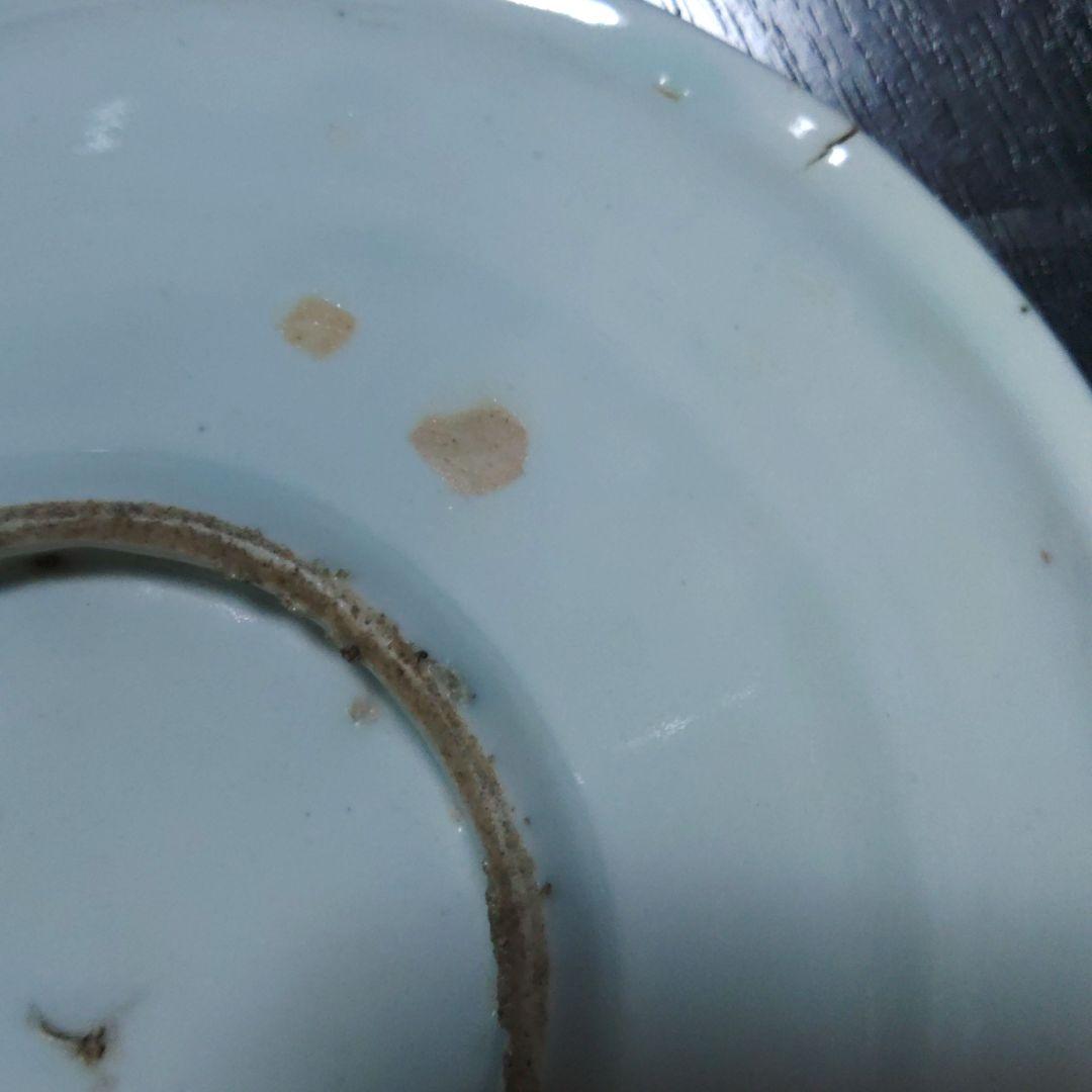 初期伊万里　釣り人物　中皿　太公望