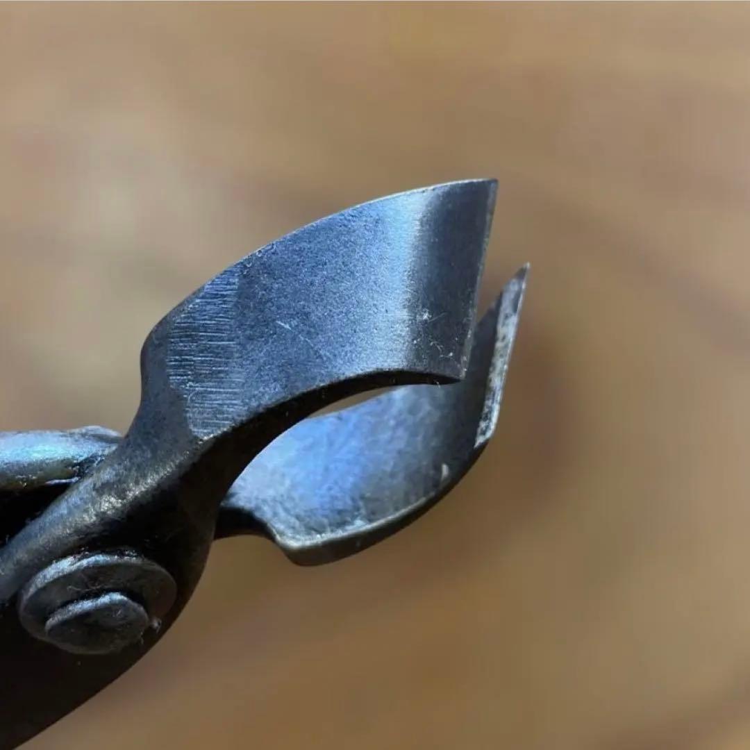 最高級 盆栽用具 昌国【特製】又切り鋏(約)214㎜ 240g