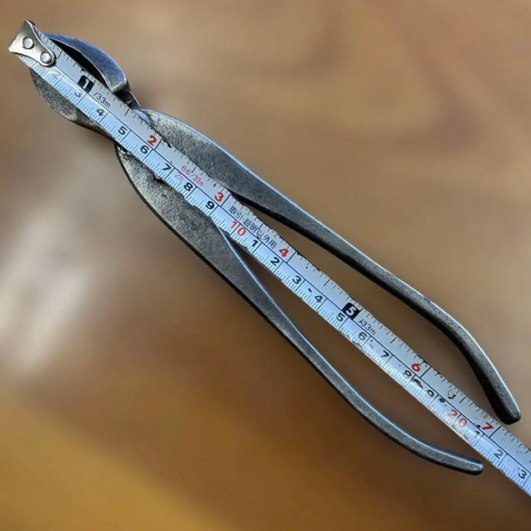 最高級 盆栽用具 昌国【特製】又切り鋏(約)214㎜ 240g