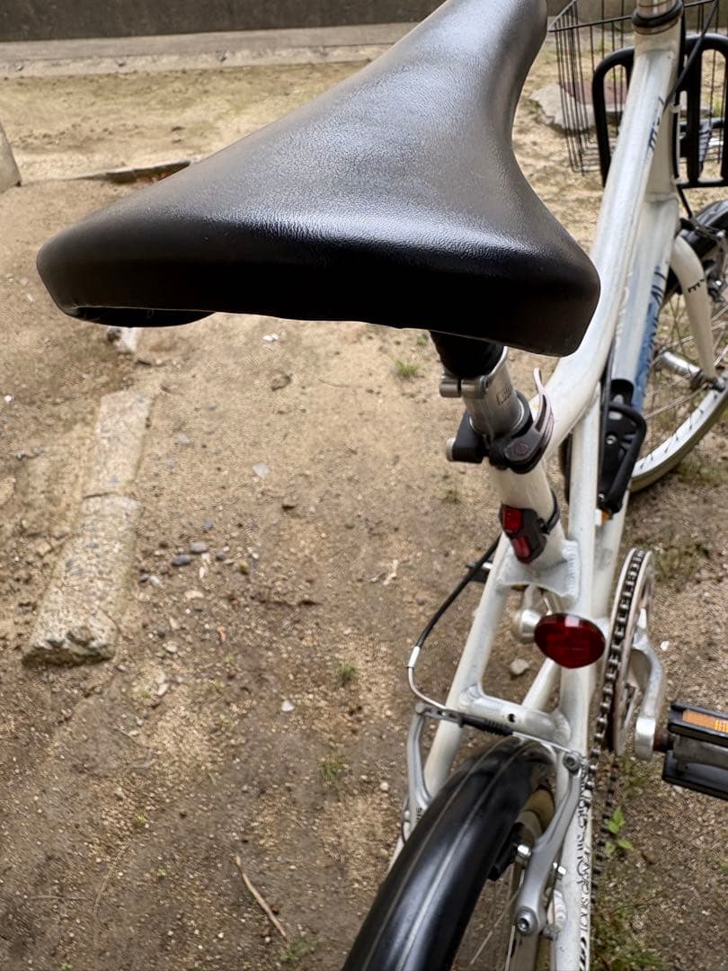 m.k.papaさん専用 ルイガノ(MV-1)ミニベロ　ホワイト 前カゴ付き