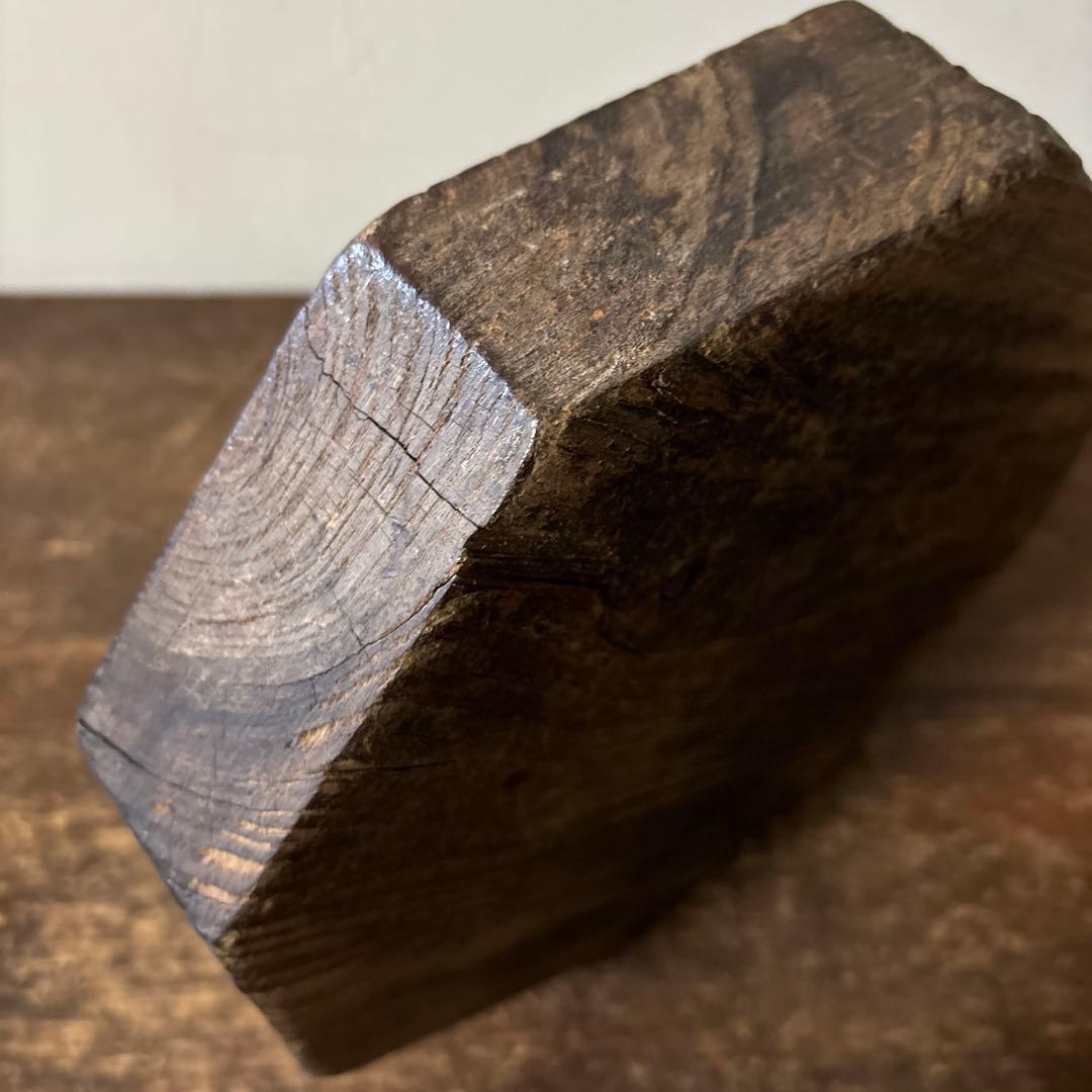 李朝木製灰皿　古民具　韓国古美術　花入　花器　和骨董　アンティーク　古道具