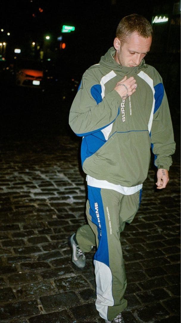 ジャケット・アウター Supreme Paneled Half Zip Pullover 22AW L