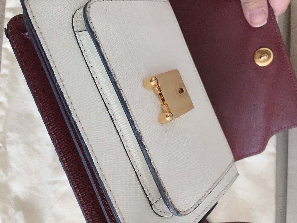 MARNI　マルニ　TRUNK BAGトランクミニ　レザー　ショルダーバッグ