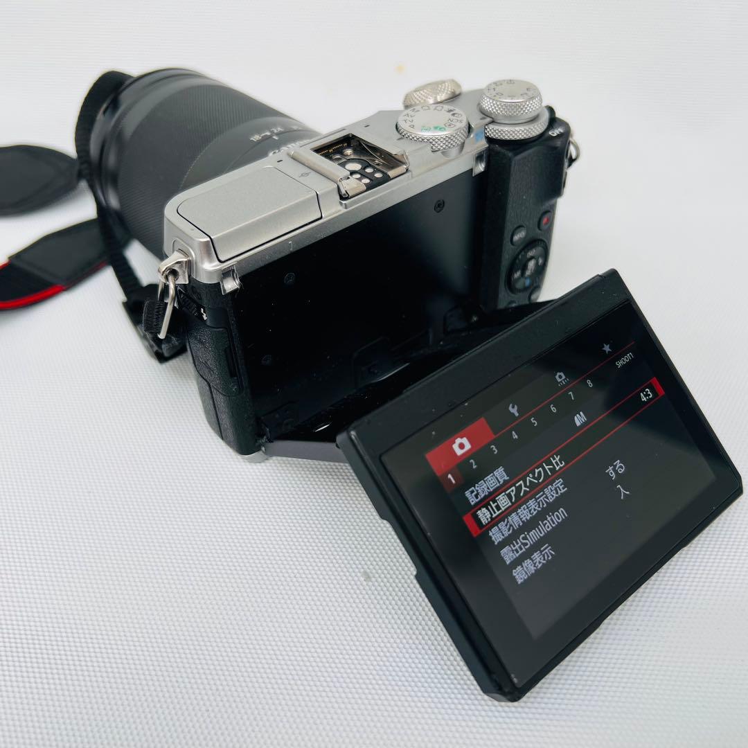 再出品【超お買得】キャノンEOS M6 EVFキット+EF-M18-150mm