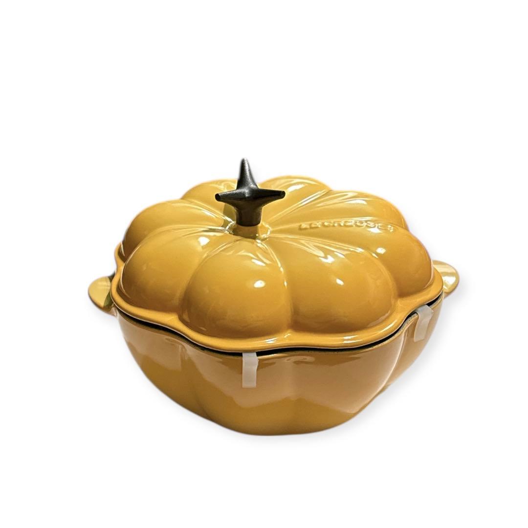 LE CREUSET カボチャ型鍋 ハニー 約22cm