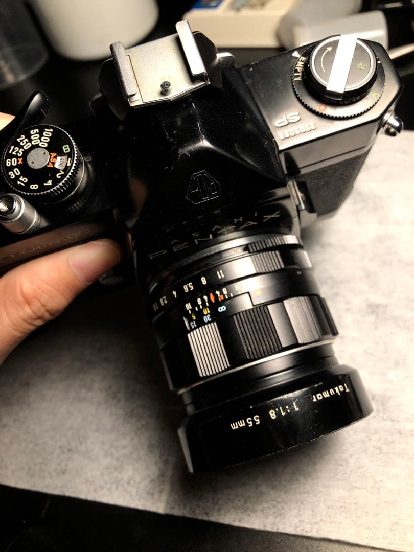 整備済 PENTAX SP レンズ55 1.8 付き フィルムカメラ 実用品