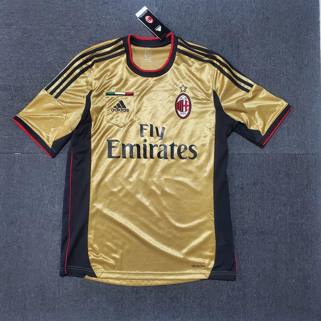 新品　正規品　ACミラン　Away　1314　本田圭佑選手　ユニフォーム　XL
