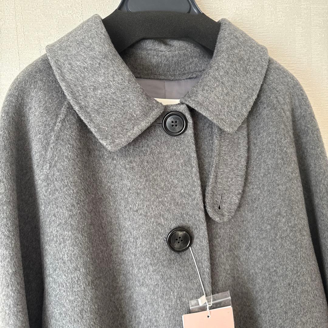 Aライン ウールコート 新品 グレー