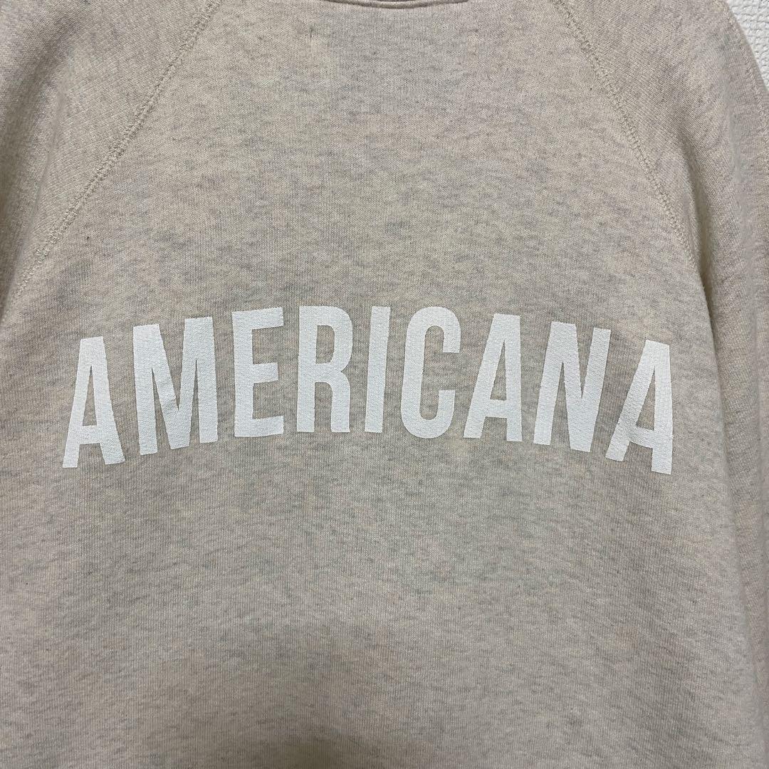 AMERICANA |MICA&DEAL ラグランスリーブ　スウェット