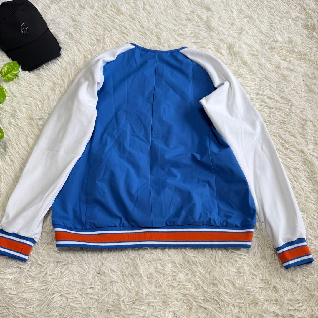 【マンシングウェア】極美品 ジップジャケット ノーカラー Lサイズ レディース