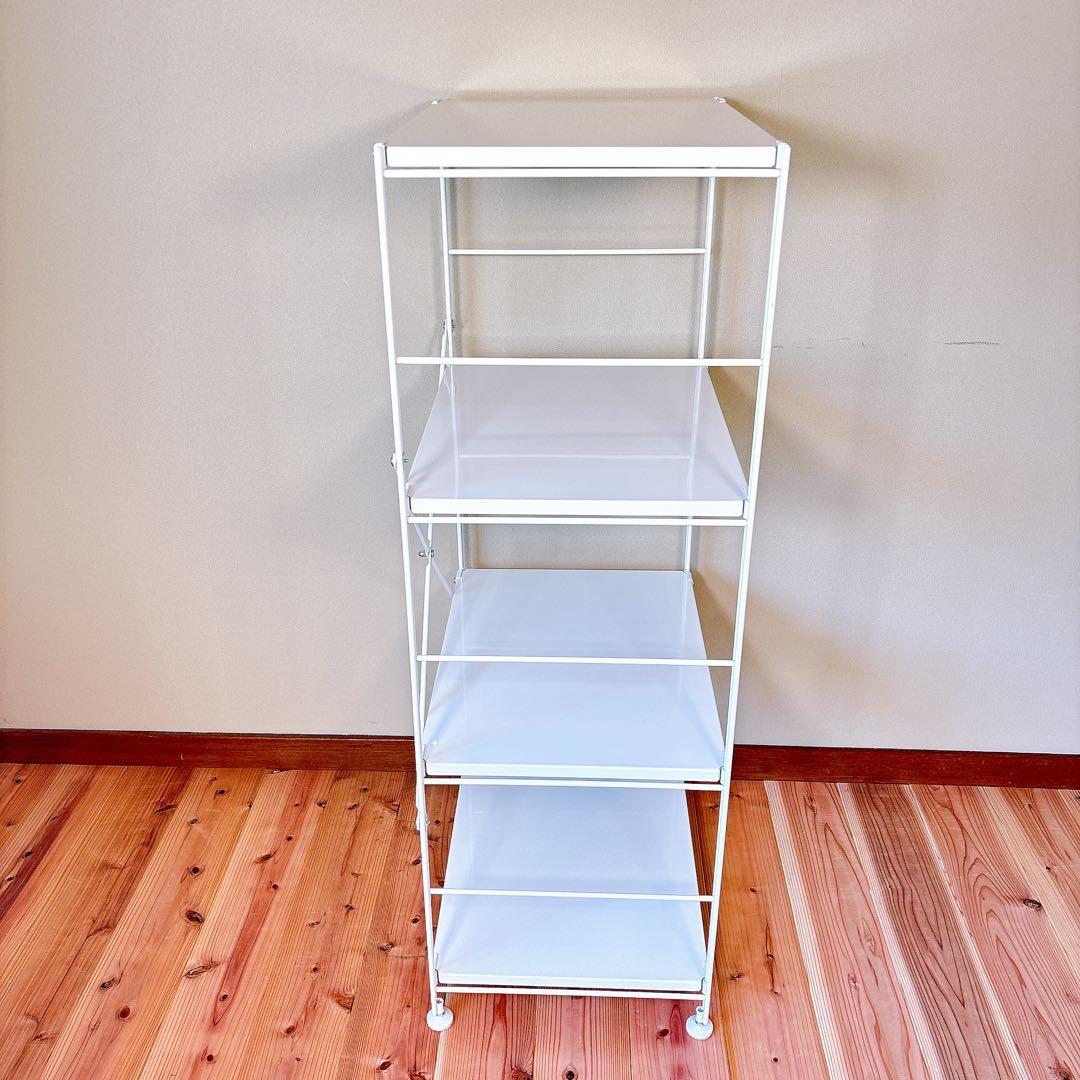 【良品】 無印良品 スチールユニットシェルフ スチール棚セット 中 ライトグレー