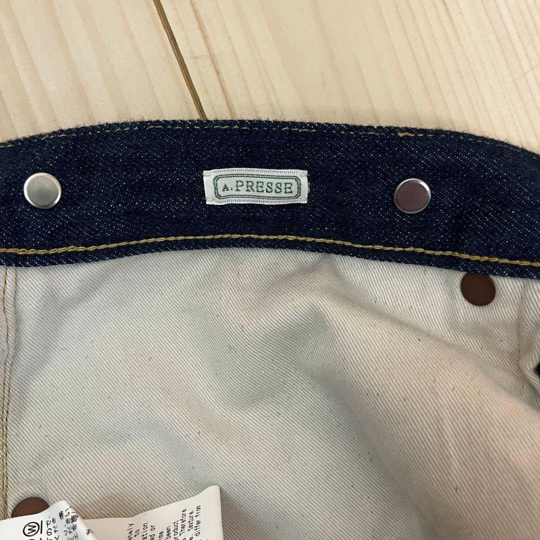 パンツ A.PRESSE No.22 Washed Wide Denim Pants