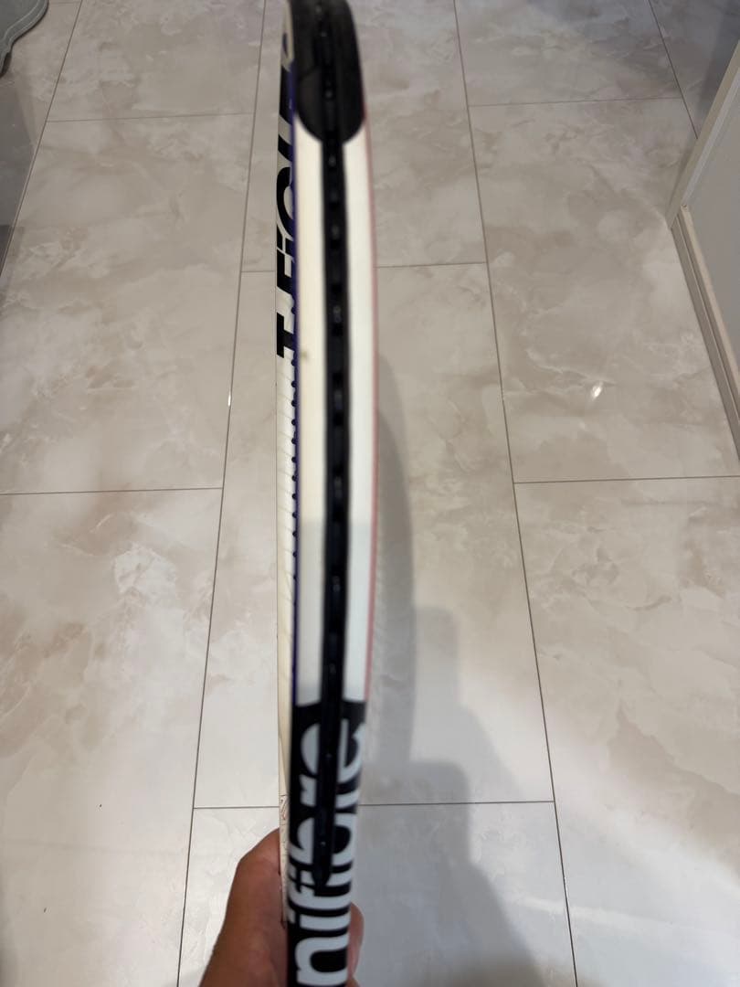 TF 硬式テニスラケット 黒/白/青