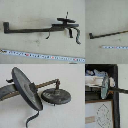 AKa5540　古い　燭台