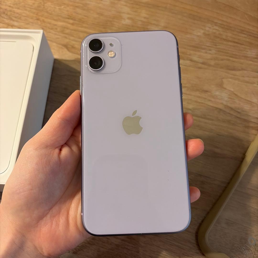 iPhone11 本体 64GB パープル SIMフリー 動作確認済
