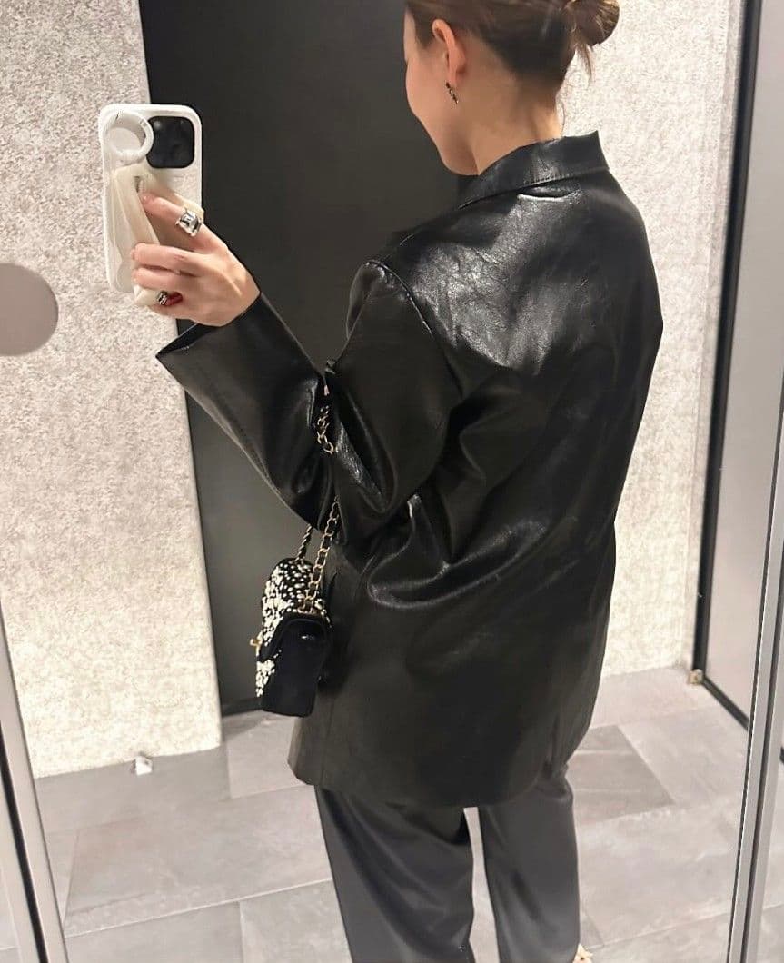 最終価格　新品【yori】shirocon vintageレザージャケット