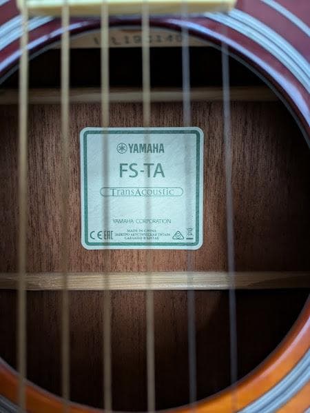 Yamaha FS-TA アコースティックギター サンバースト