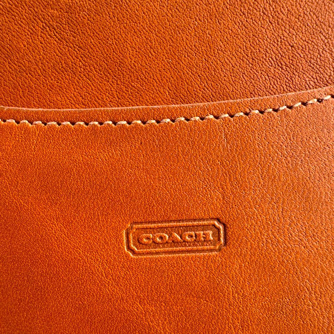 g*y様 新品未使用、自宅保管COACH A4版　レザー ノートパッドブラウン