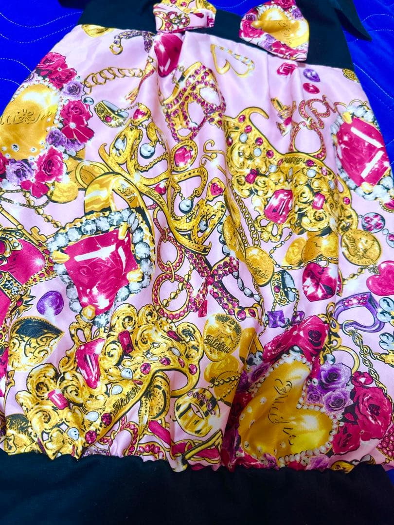 MA＊RS❤️ジュエル柄リボンワンピース 当時品 美品