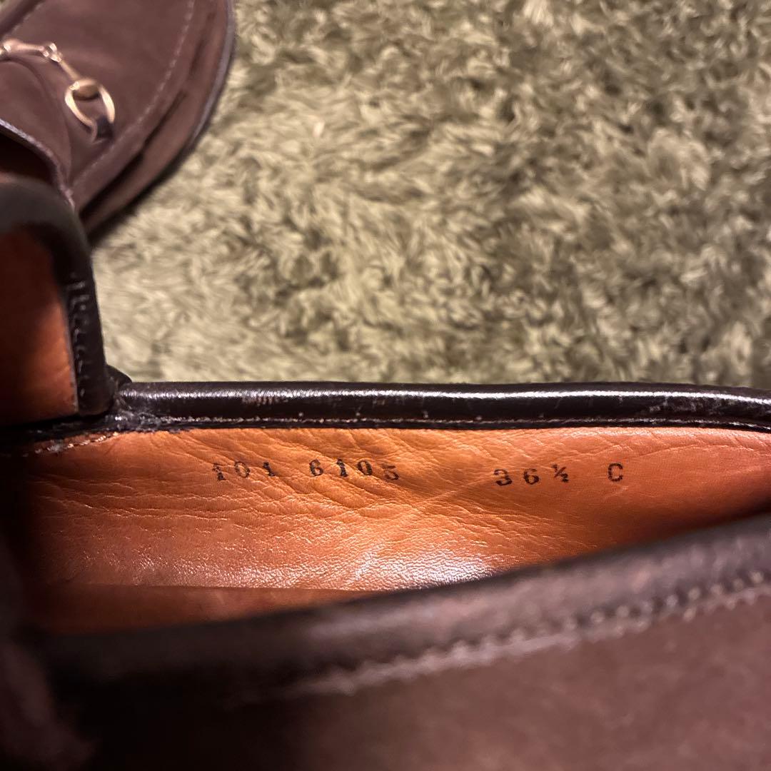 本日限定✨GUCCI グッチ ホースビット スウェード ローファー 23.5
