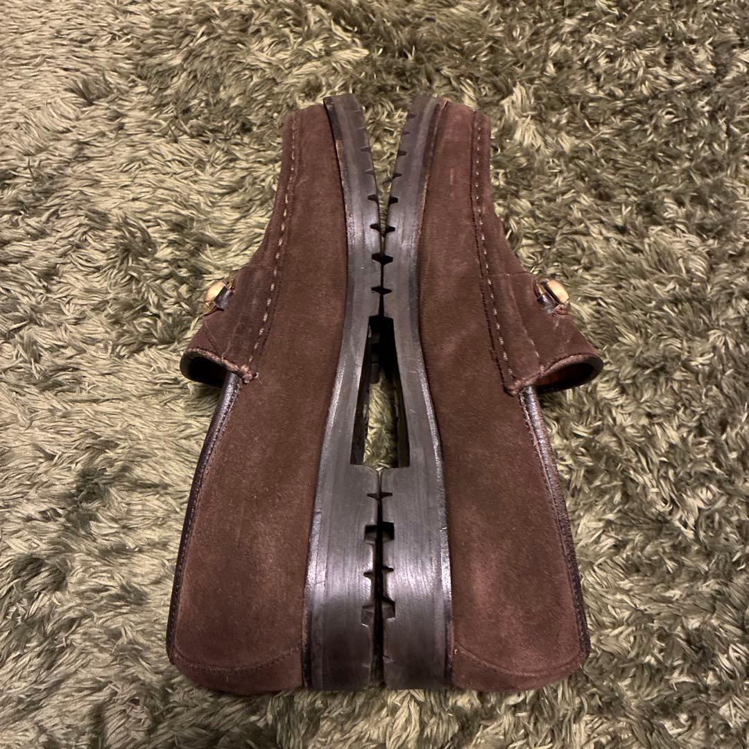 本日限定✨GUCCI グッチ ホースビット スウェード ローファー 23.5