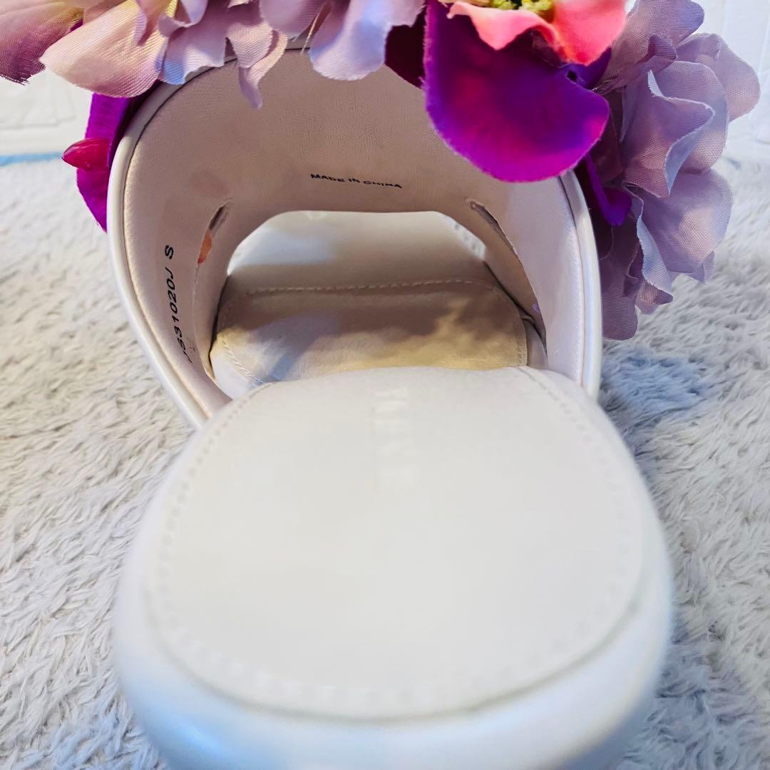 【超希少】RANDA フラワーブーケミュールサンダル Sサイズ