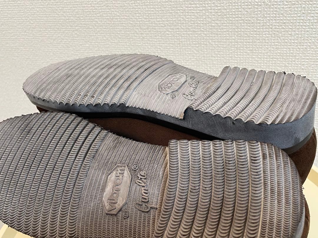 フェラガモ 未使用 モカシン スリッポン レザーシューズ 7ハーフ