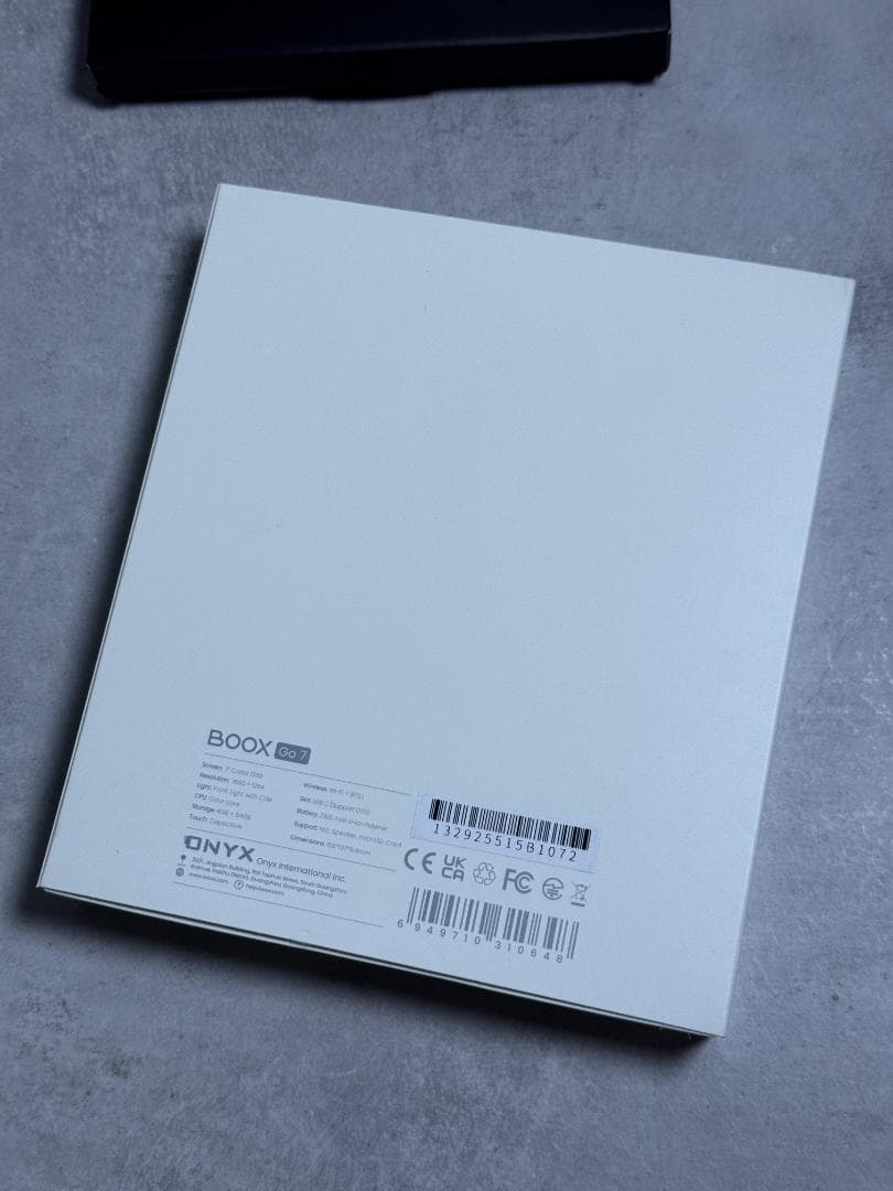 電子ペーパータブレット BOOX Go 7 カバー付+フィルム付き
