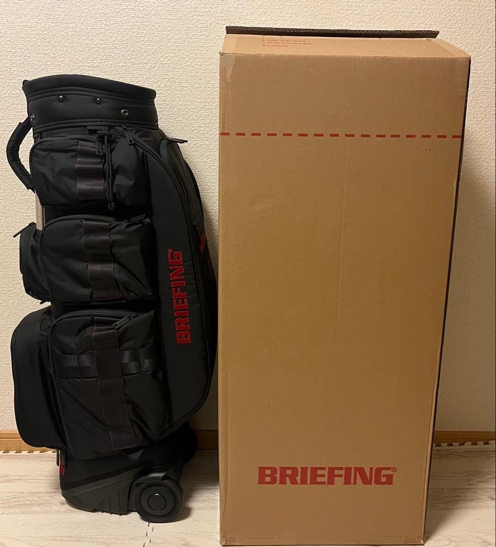 【新品】BRIEFING キャディバッグ CR-6 CASTER ブラック