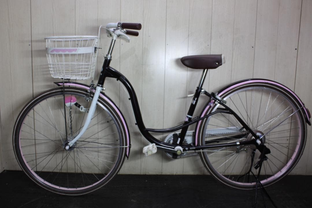 あさひ製CHERIRシェリール 26型 AUTO LED 子供用シティーサイクル