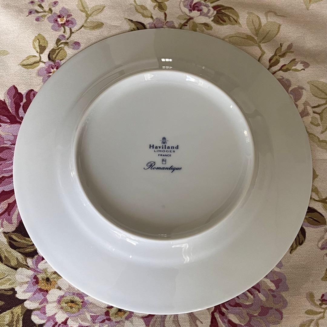 【希少品】アビランドリモージュ★パピヨンロマンチック★プレート　1枚