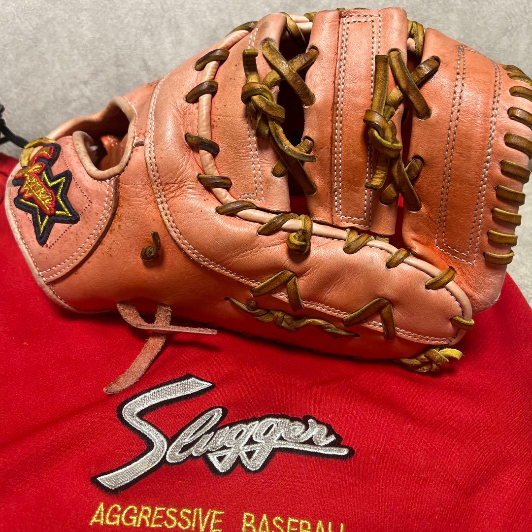 久保田スラッガー 軟式ファーストミット 袋付 東京支店型付け