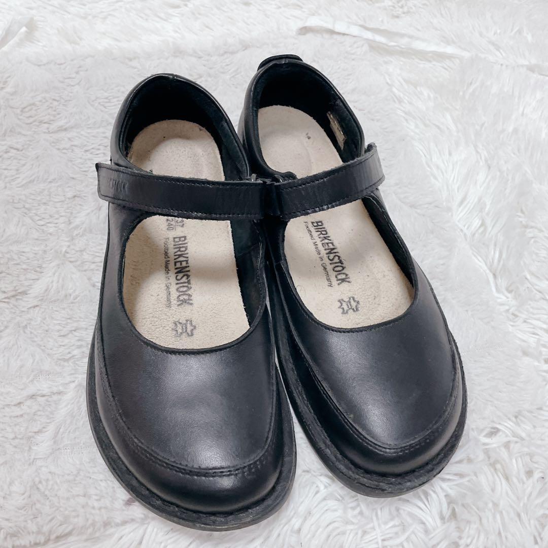 ビルケンシュトック　ジューン　リアルレザー　メリージェーン　ストラップ　パンプス